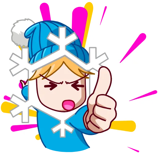 Стикер 3 Snowflake