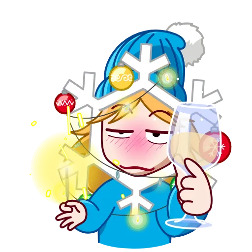 Стикер 8 Snowflake