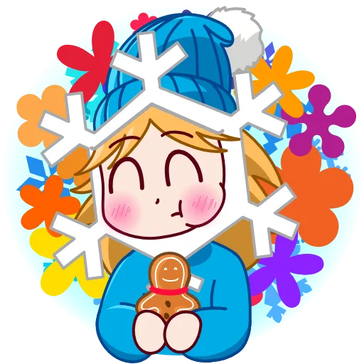 Стикер 16 Snowflake