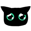 Стикер 14 ‍⬛ Black Cat - черный котик