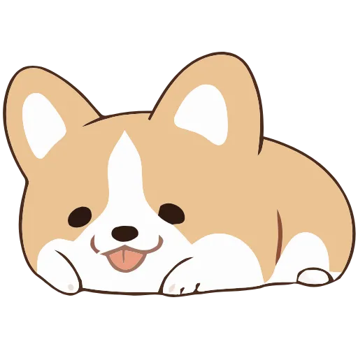 Стикер 36 Soft Corgi