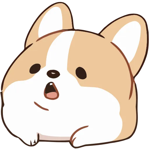 Стикер 6 Soft Corgi