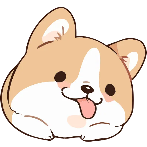 Стикер 35 Soft Corgi