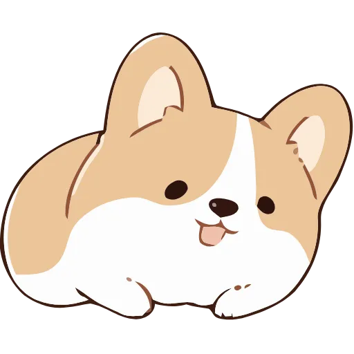Стикер 26 Soft Corgi