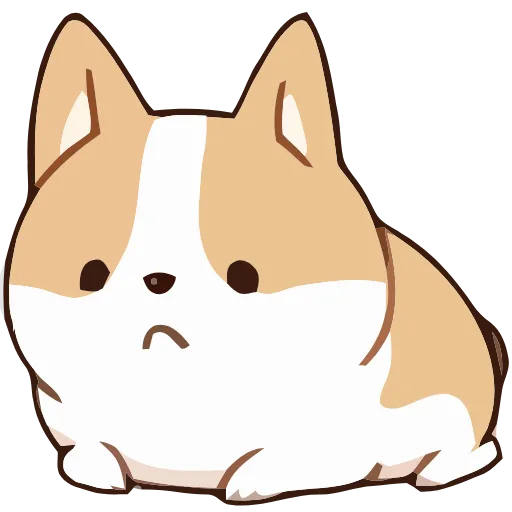 Стикер 40 Soft Corgi