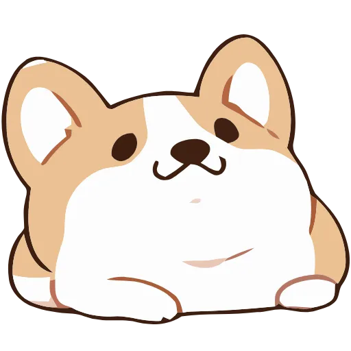 Стикер 31 Soft Corgi