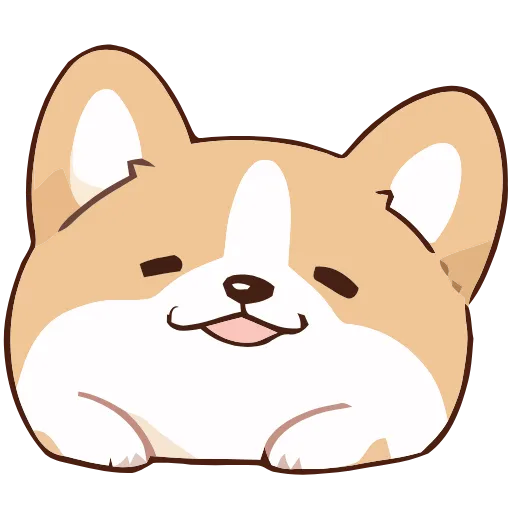 Стикер 22 Soft Corgi