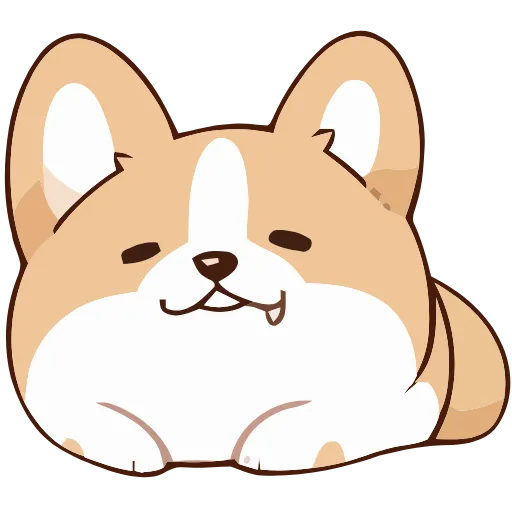 Стикер 27 Soft Corgi
