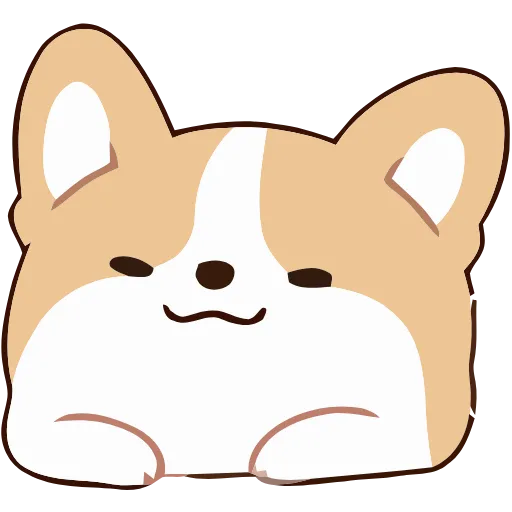 Стикер 32 Soft Corgi