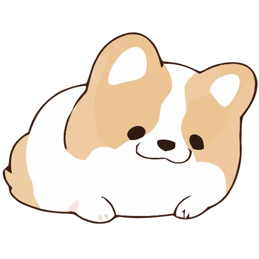 Стикер 19 Soft Corgi