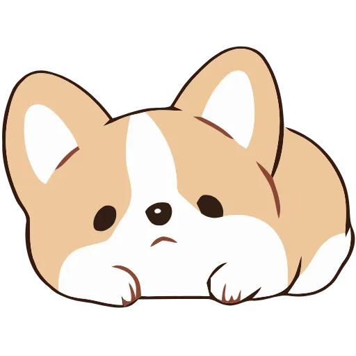 Стикер 16 Soft Corgi