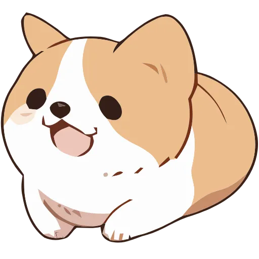 Стикер 15 Soft Corgi