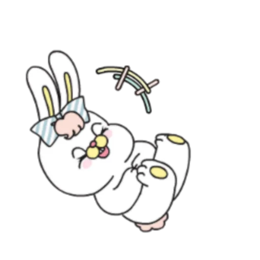 🤣 Стикер «粉紅莉可兔 Prt. 1-2 (FULL) [中文]» для Telegram