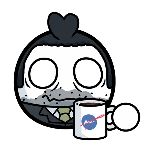 🍵 Стикер «Шаранутый Космос» для Telegram