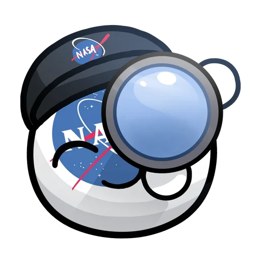 👁 Стикер «Шаранутый Космос» для Telegram