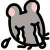 Стикер 49 🐀 Видеоанимированный набор эмоджи с крысками