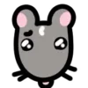Стикер 54 🐀 Видеоанимированный набор эмоджи с крысками