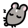 Стикер 48 🐀 Видеоанимированный набор эмоджи с крысками