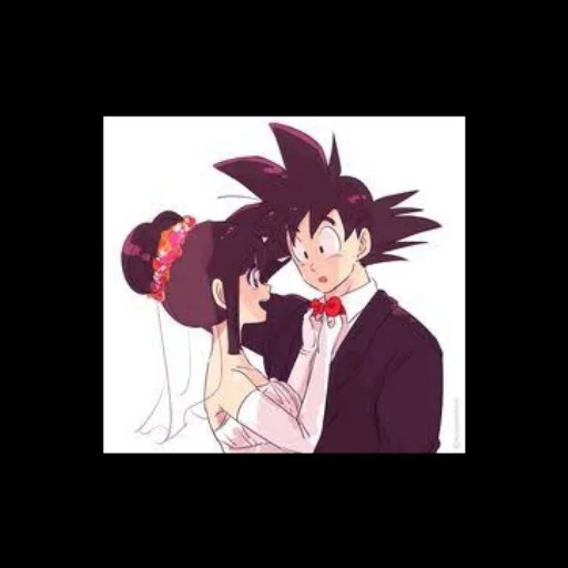👰 Стикер «Son Goku» для Telegram