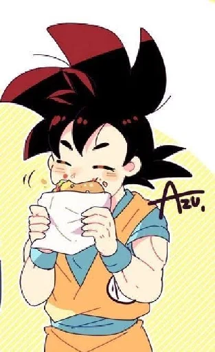 🍕 Стикер «Son Goku» для Telegram