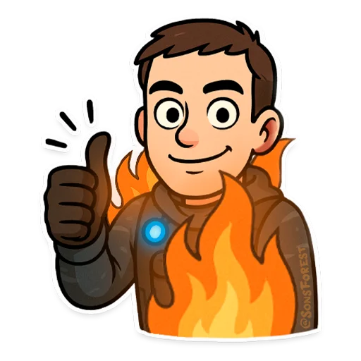 🔥 Стикер «Sons of the Forest» для Telegram