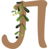 🌿 Эмодзи «Совушка - коричневые буквы, цифры, значки, таблички» для Telegram