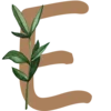 🌿 Эмодзи «Совушка - коричневые буквы, цифры, значки, таблички» для Telegram