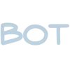 😜 Эмодзи «Буквы в розово-синих цветах» для Telegram