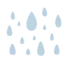 🌧 Эмодзи «Буквы в розово-синих цветах» для Telegram