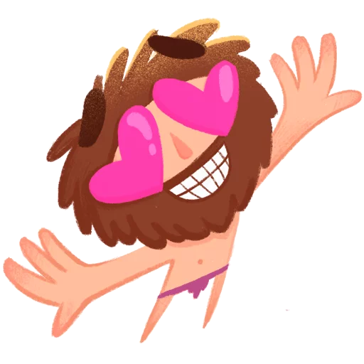 😍 Стикер «Space Caveman» для Telegram