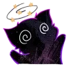 Стикер 15 Space Cat
