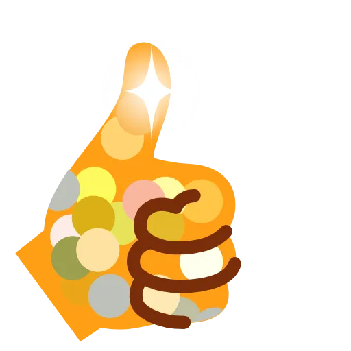 Стикер 6 Sparkles Emoji