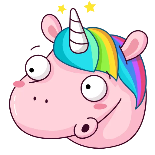 Стикер 3 Sparks Unicorn