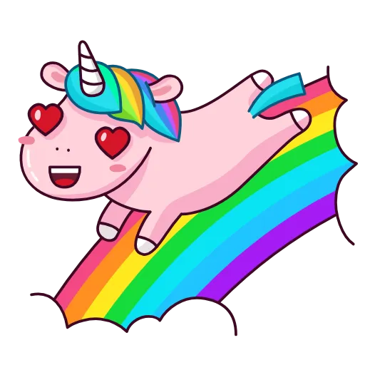 Стикер 8 Sparks Unicorn