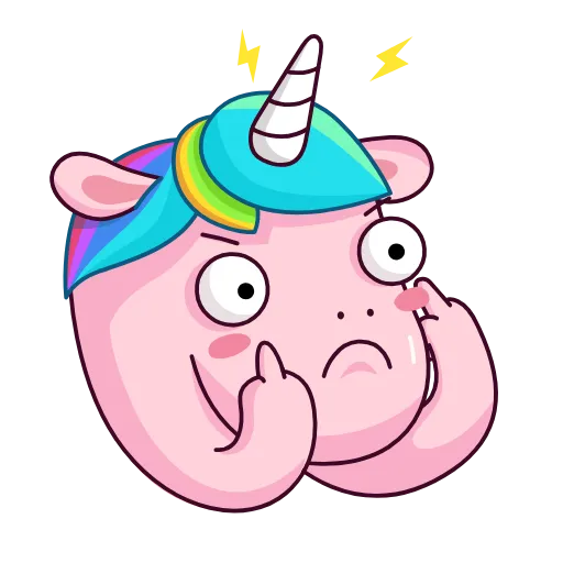 Стикер 2 Sparks Unicorn