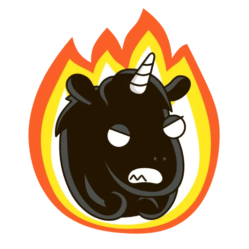 Стикер 19 Sparks Unicorn