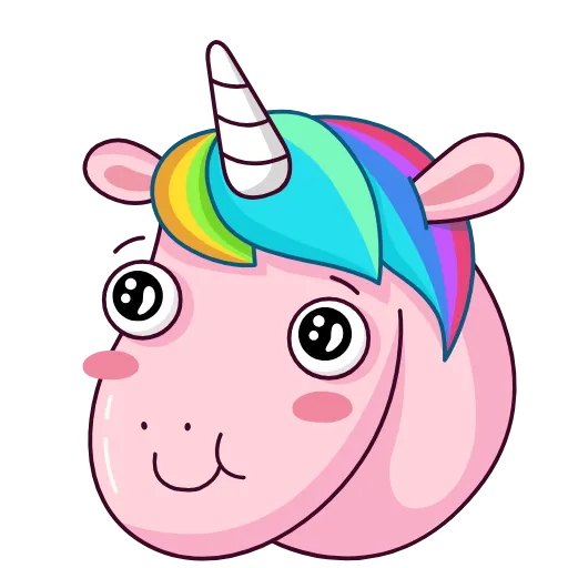Стикер 17 Sparks Unicorn
