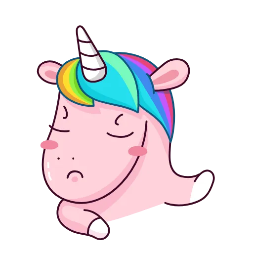 Стикер 24 Sparks Unicorn
