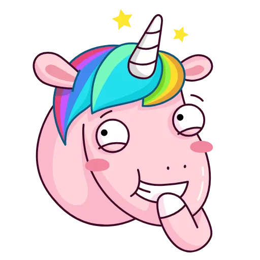 Стикер 21 Sparks Unicorn