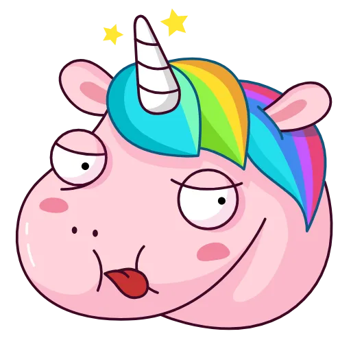 Стикер 6 Sparks Unicorn