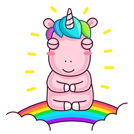 Стикер 5 Sparks Unicorn