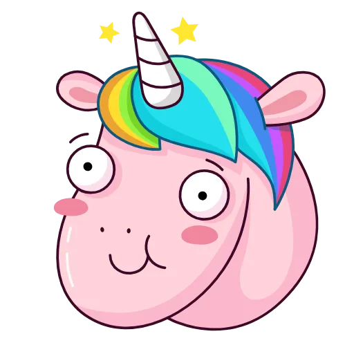 Стикер 10 Sparks Unicorn