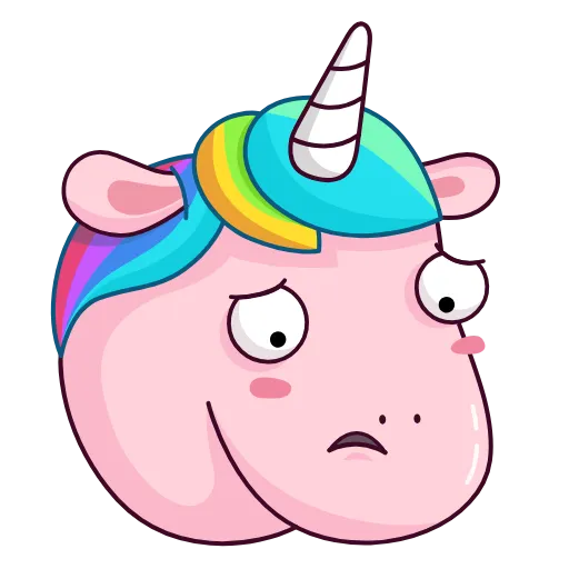 Стикер 16 Sparks Unicorn