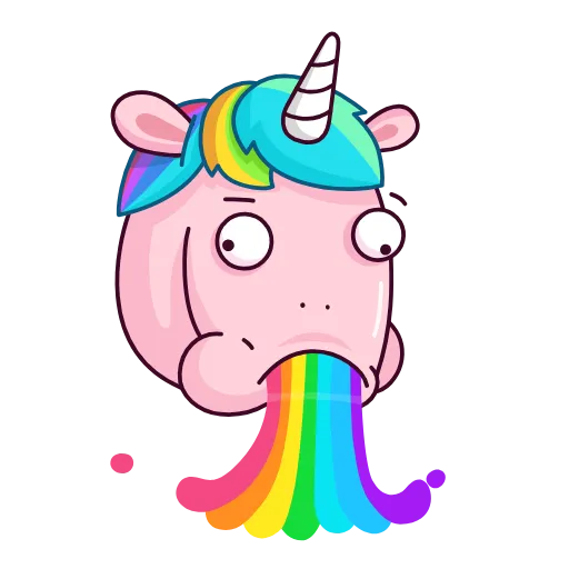 Стикер 23 Sparks Unicorn