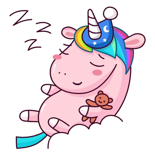 Стикер 22 Sparks Unicorn