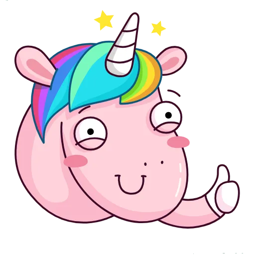Стикер 4 Sparks Unicorn