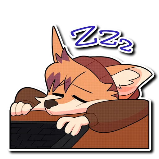 😴 Стикер «Sparky» для Telegram