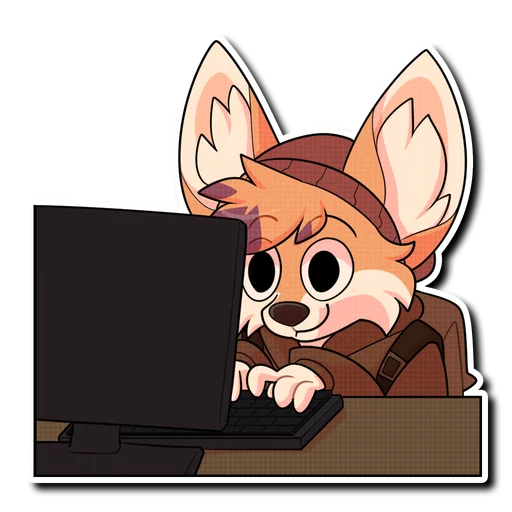 🖥 Стикер «Sparky» для Telegram
