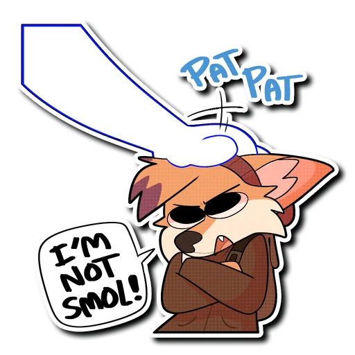 😠 Стикер «Sparky» для Telegram