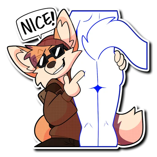 🍑 Стикер «Sparky» для Telegram
